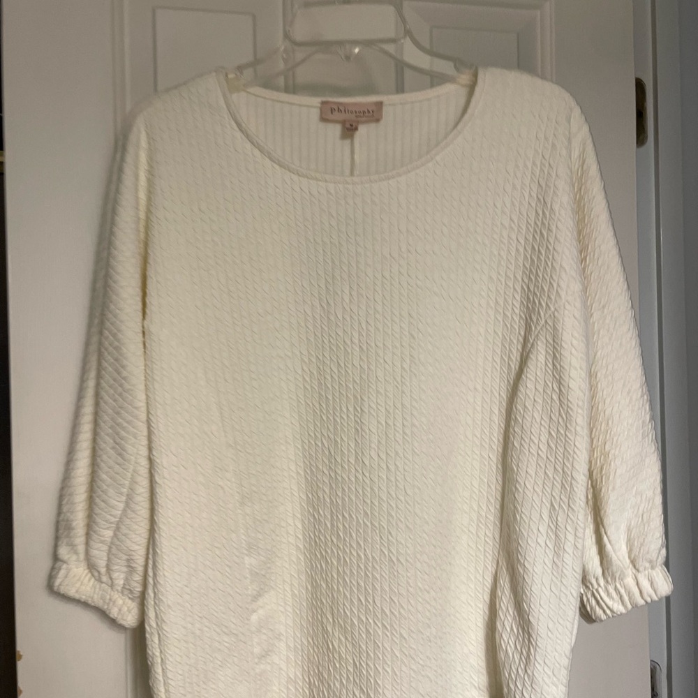 NWT Philosophy Textured Knit Top